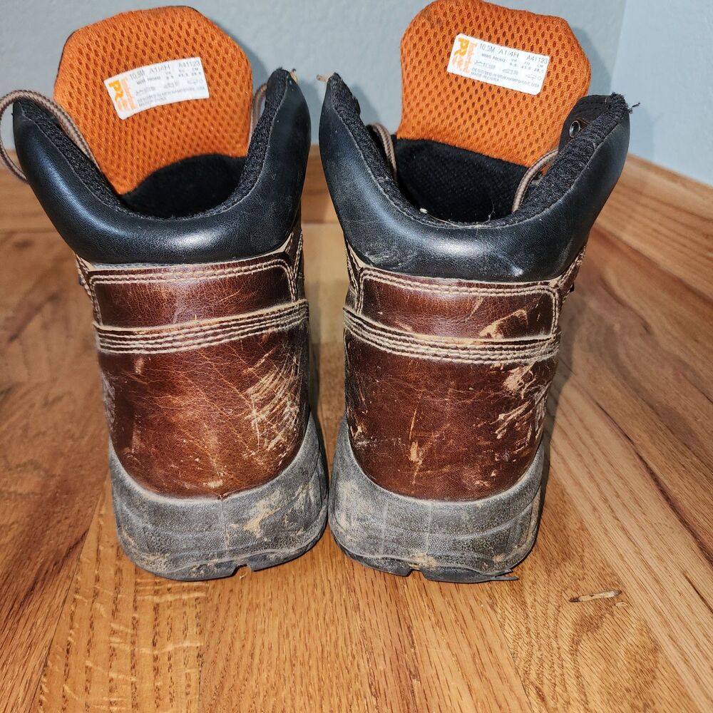 Timberland Pro Men's Helix Composite Leather Safety Boots Size 10.5M - Picture 8 of 11